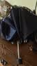 天堂伞 加大雨伞三折 经典商务伞格纹10骨加大雨伞男女 藏青 实拍图