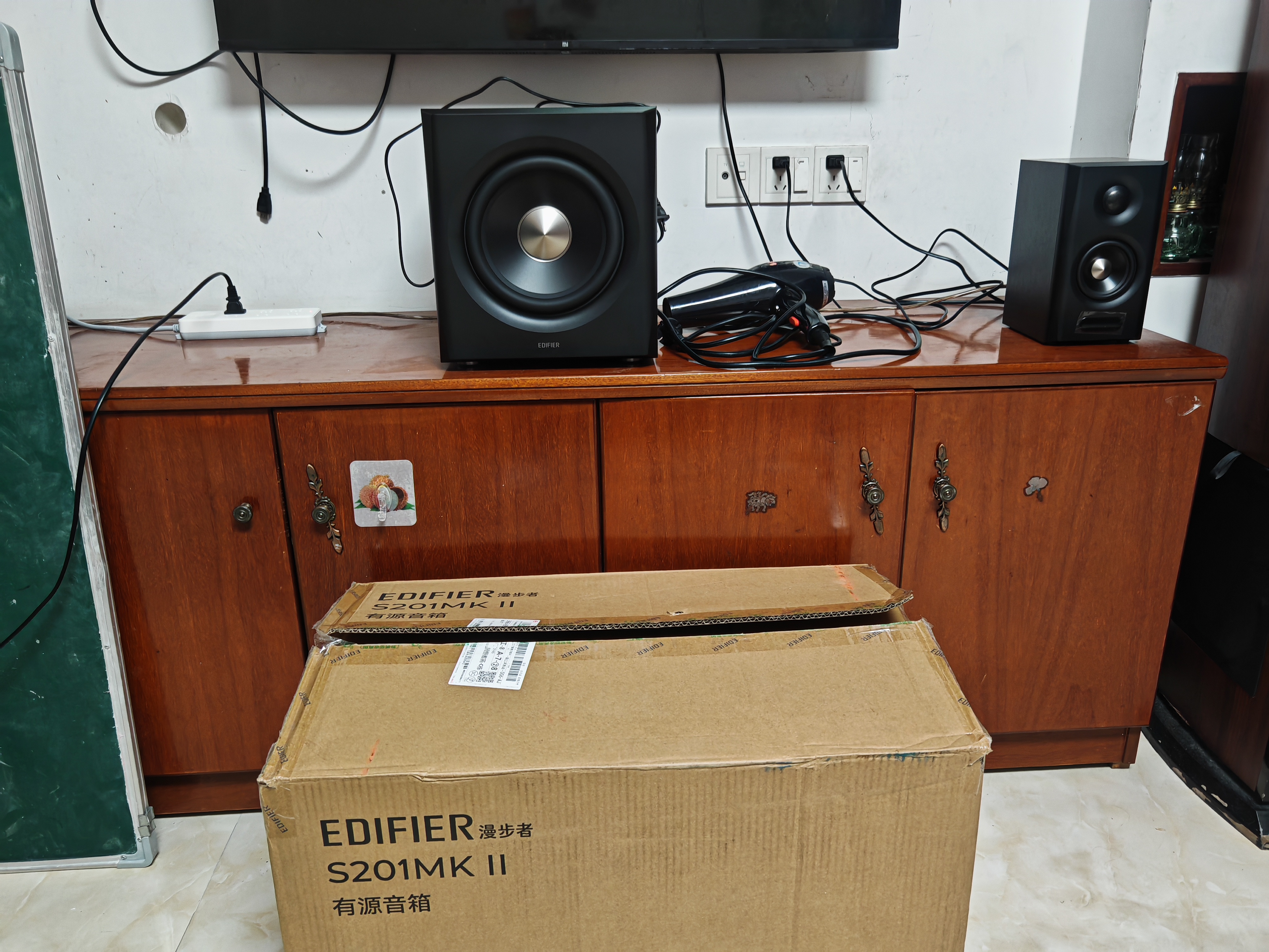 漫步者（EDIFIER）新品S201MKII 2.1有源音箱 蓝牙音箱 无线低音炮 Hi-Res双金标 蓝牙V6.0 电脑音箱 电视音响 实拍图