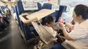 丸丫T2旅行家口袋推车婴儿遛娃神器轻便折叠儿童溜娃老花香槟金+枕 实拍图