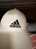 adidas经典百搭日常通勤运动遮阳棒球帽子太阳帽男女阿迪达斯官方 白/黑色   OSFM(男子) 实拍图