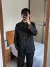 JEEP SPIRIT唐装男长袖衬衫中式外套中国风男装汉服茶服古装香云纱上衣外套 黑色【专柜品质】 M 100-130斤【专柜品质】 晒单实拍图