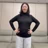 猫人【德绒羊毛】高领打底衫女春季保暖针织毛衣长袖内搭T恤衫上衣 实拍图