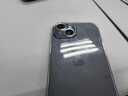品胜 适用苹果15手机壳 iPhone15保护套简约透明气囊防摔超薄防震耐磨防尘全包抗指纹网红软壳 透明 实拍图