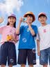 马骑顿（MQD）童装男女同款短袖T恤夏季儿童潮酷短袖T恤 天蓝色 天空蓝 150 实拍图