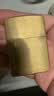ZIPPO打火机官方旗舰店正品铜厚壳沙子拉丝黄铜盔甲精选生日礼物送男友 168铜厚壳沙子拉丝黄铜 单机 实拍图
