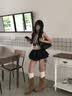 星期六美拉德堆堆靴女短靴2026秋季新款真皮百搭西部牛仔靴子骑士马丁靴 驼色 单靴 37 (235mm) 标准码 实拍图