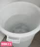 福爱家加厚约43升水桶大白桶大水桶垃圾桶大容量塑料储水桶 装水约86斤 实拍图