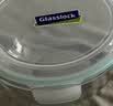 GLASSLOCK钢化玻璃保鲜盒大容量厨房收纳带盖密封圆形便当沙拉玻璃碗2000ml 实拍图