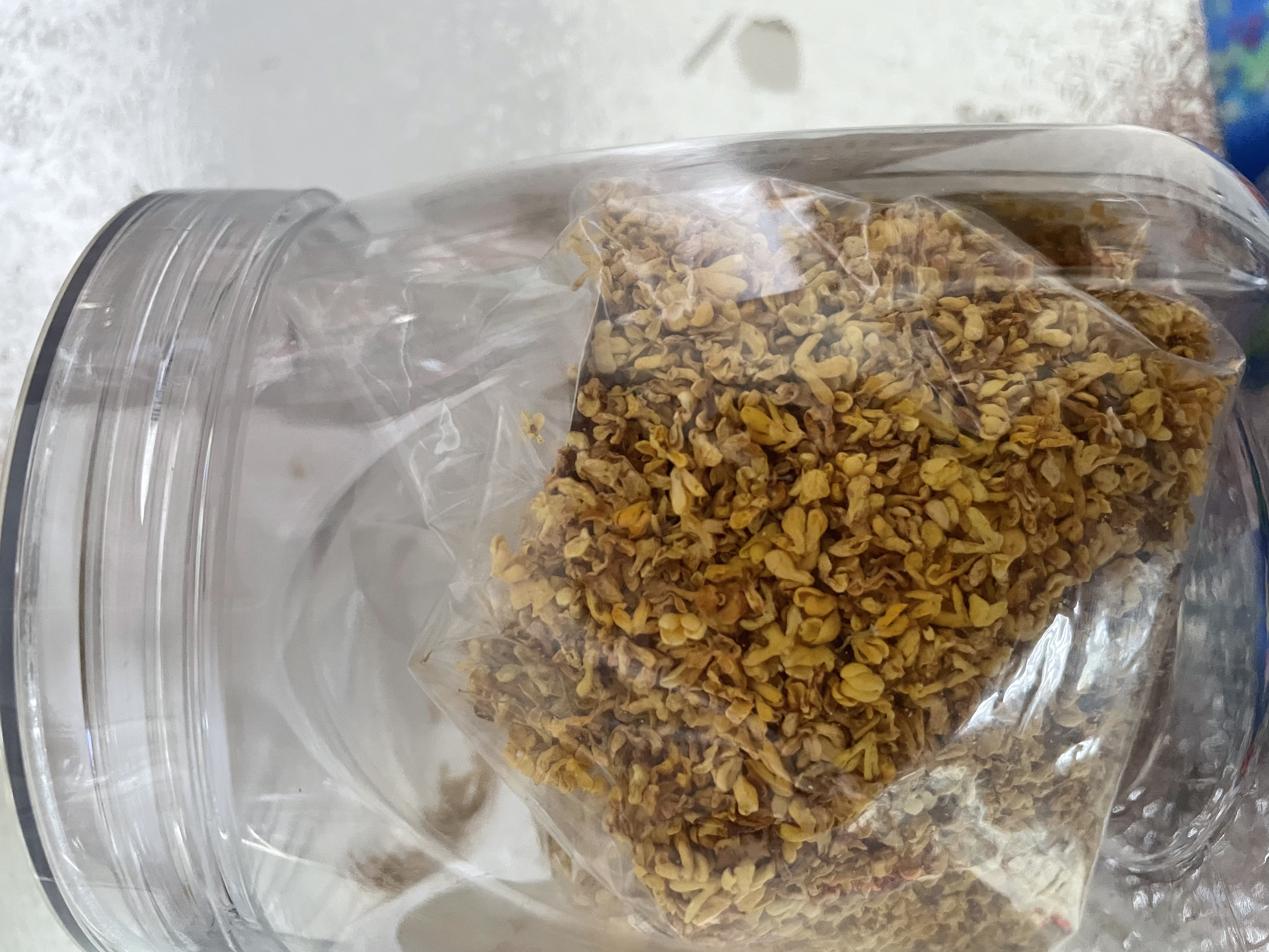 半山农冻干桂花30g【10S金桂】广西桂花干茶食用可做桂花糕酱汾酒养生茶 实拍图