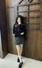 CAMILA KSENIA小皮鞋女士2026新款秋季厚底单鞋子时尚品牌鞋子漆皮乐福鞋一脚蹬 黑色 38 实拍图