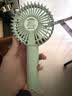 京东京造手持桌面两用便携式手持小风扇usb充电静音大风力电风扇随身小型户外露营迷你桌面电风扇薄荷绿 实拍图