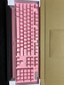 雷蛇（Razer）黑寡妇V3 机械键盘 游戏键盘 104键 RGB背光 游戏电竞 粉晶 绿轴 带腕托 实拍图