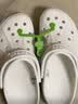 卡骆驰（CROCS）贝雅卡骆班洞洞鞋|205089 白/深蓝-126   37 /38(230mm)   实拍图