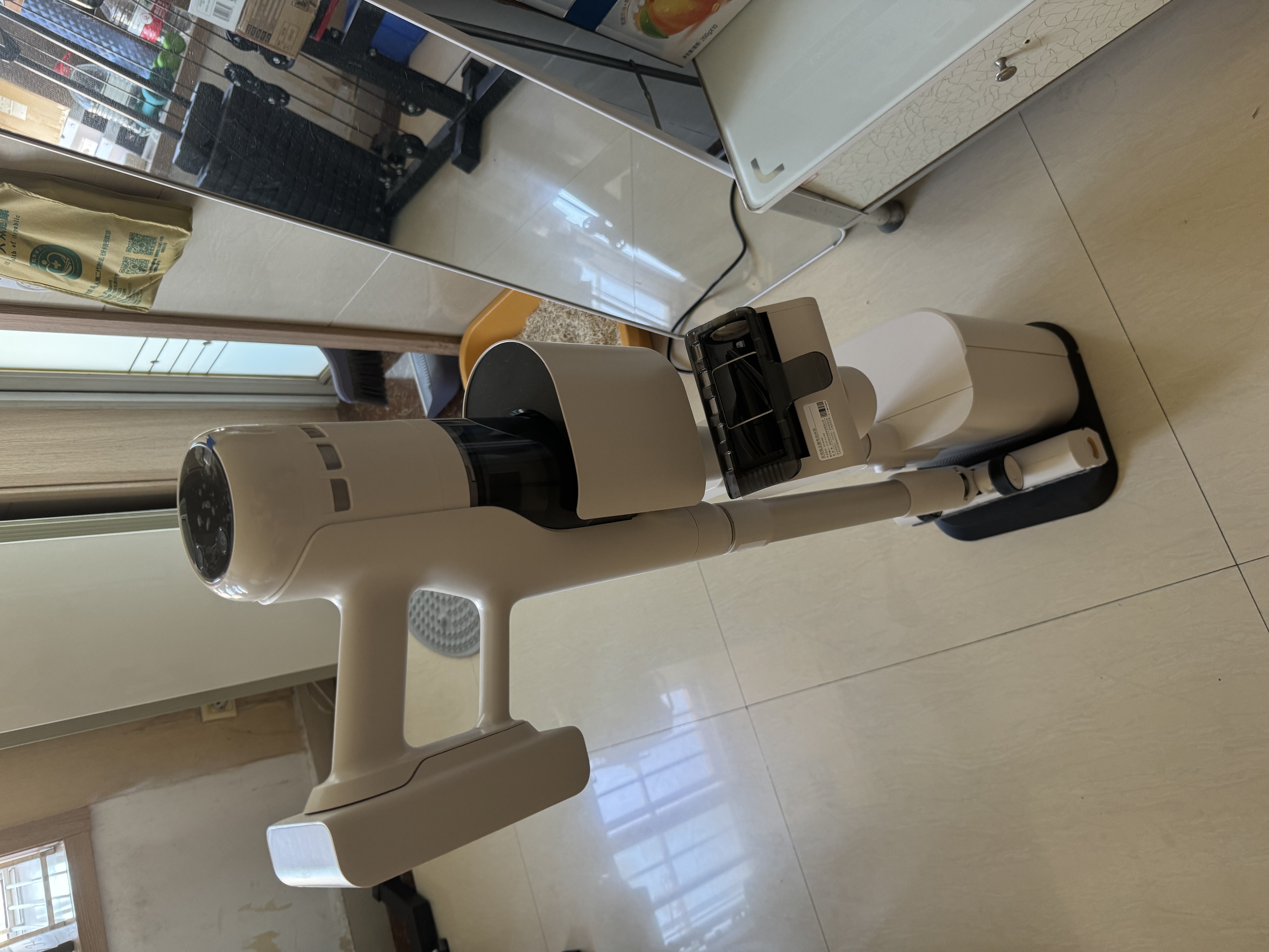 石头H50 Pro自集尘吸尘器【90天免倒尘】280AW吸力全链0缠毛绿光显尘家用无线除螨宠物 实拍图
