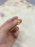 鸣钻国际黄金生肖羊吊坠女足金999古法拉丝纯金小羊颈饰送女朋友ZBHJD2191 实拍图