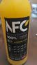 农夫山泉100%纯果汁NFC橙汁900ml*4瓶整箱装鲜果冷压榨饮料礼盒 实拍图