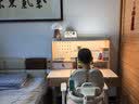 黑白调S2儿童学习桌写字桌pro大路灯一体实木山毛榉可变光谱 实拍图