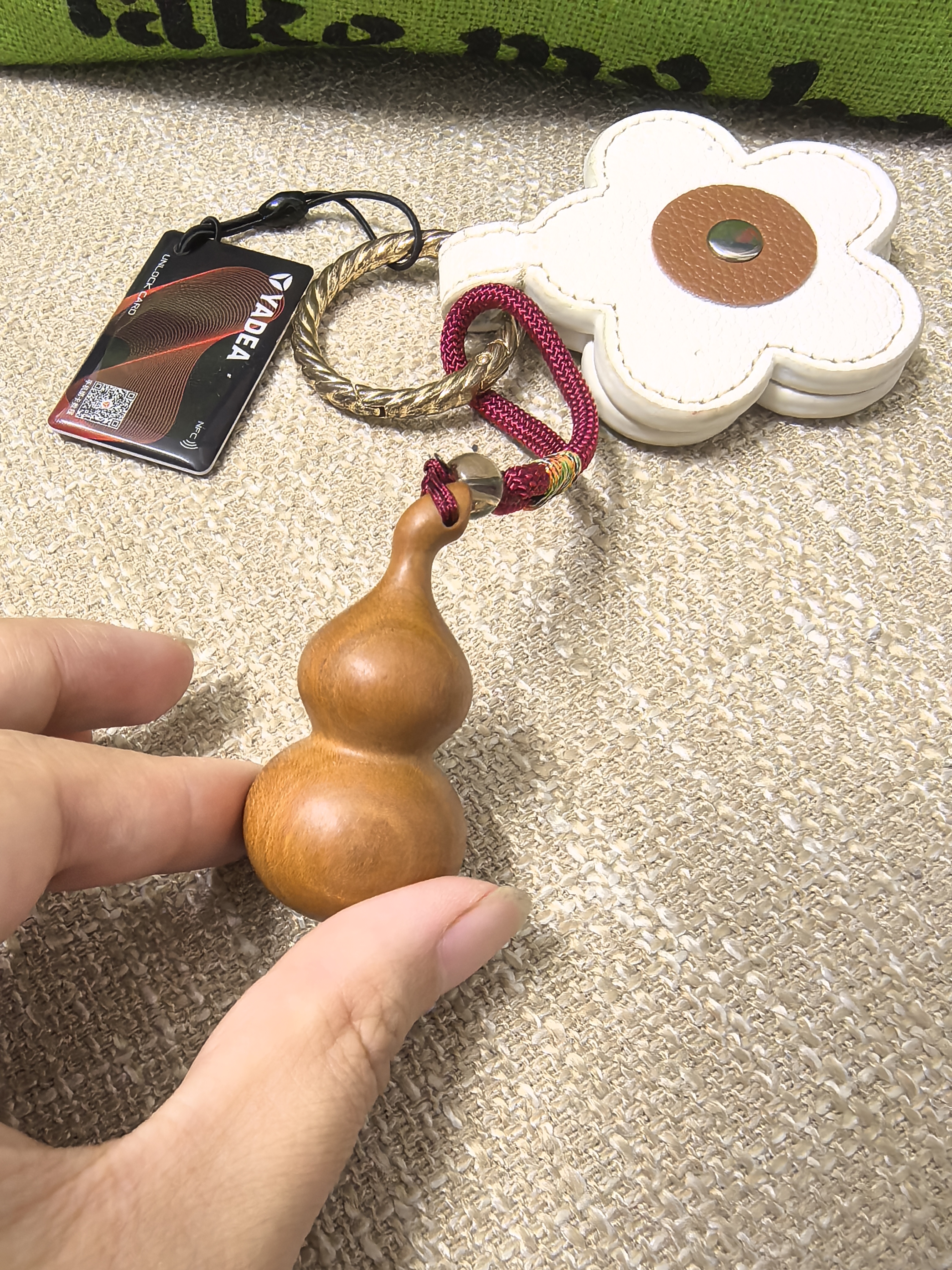 缤越桃木葫芦挂件真桃木护身符葫芦文玩手把件小葫芦汽车钥匙扣挂件 实拍图