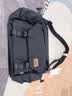 Lee单肩包男斜挎包通勤大容量挎包学生书包女上班休闲邮差包开学礼物 黑色（可放14寸电脑） 实拍图