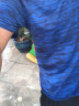 FNMM运动套装男短袖夏季休闲两件套健身服大码宽松短裤t恤跑步速干衣 蓝衣黑裤 XXL（120-140斤） 实拍图