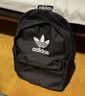adidas休闲日常通勤运动双肩背包学生书包开学男女阿迪达斯三叶草   黑色/白   NS(均码) 实拍图
