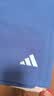 阿迪达斯（adidas）短裤夏季男户外休闲百搭短裤显瘦松紧腰梭织运动五分裤 蓝/白 L 实拍图