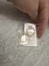 周六福黄金戒指女硬金三生三世足金素圈指环 定价单个 沙面18号-0.85g 实拍图