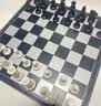 友邦（UB） 国际象棋黑白色磁性可折叠便携培训教学用棋露营(中号) 实拍图