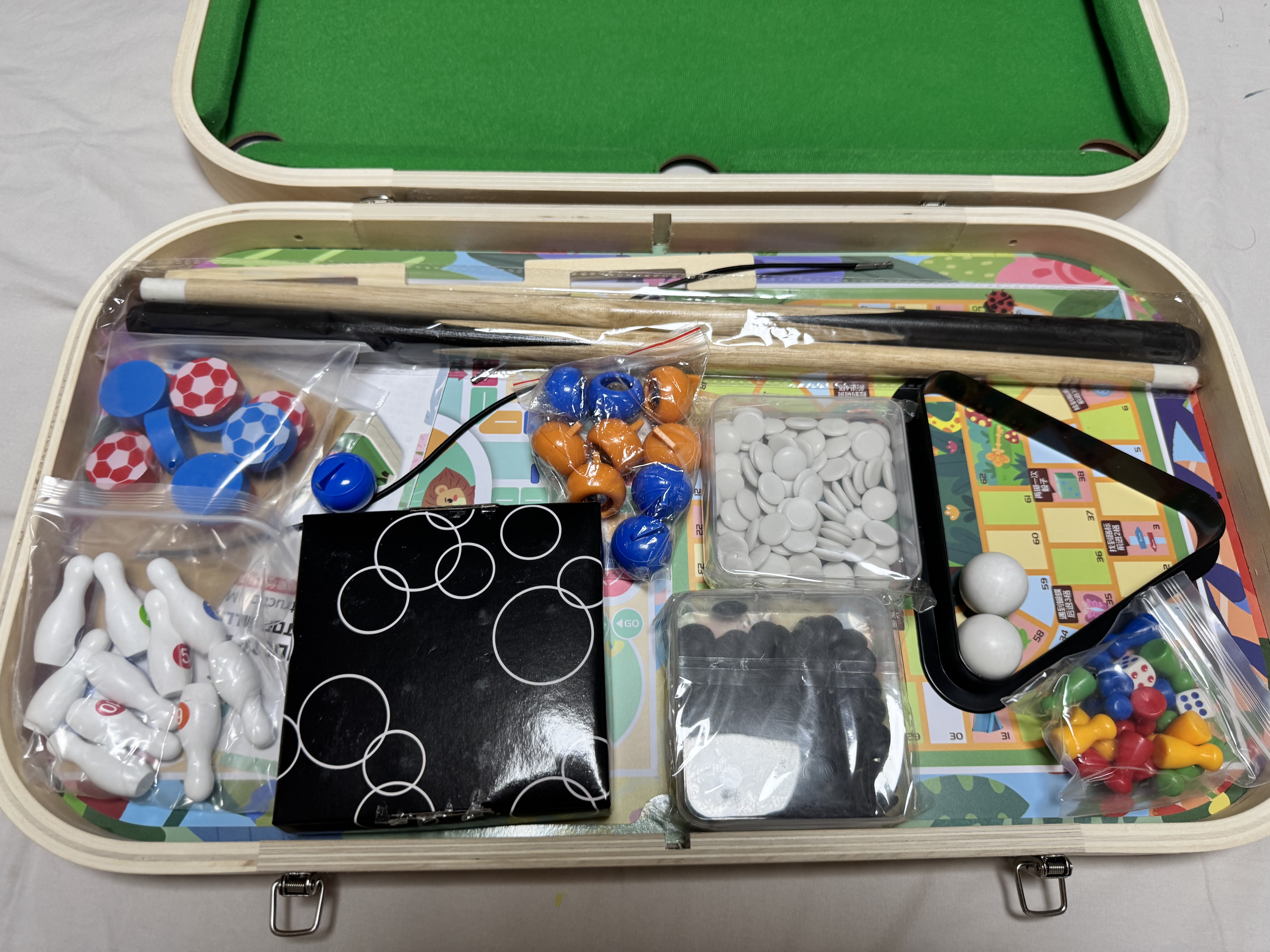 趣然儿童台球桌家用多功能棋可收纳益智玩具亲子开学男孩女孩生日礼物 实拍图