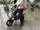 普莱德新国标折叠电动自行车 超长续航电动车 铝合金代驾车 锂电池助力男女通用成人电瓶车 代步电单车 旗舰版-12减震-进囗级电芯-20A纯电续航≤60km 实拍图