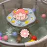 马博士婴儿游泳圈趴圈儿童腋下背带圈海星款生日礼物 大号蓝色 实拍图