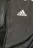 adidas通勤休闲三条纹连帽夹克早秋外套卫衣男装阿迪达斯轻运动   黑色/白   XL 实拍图