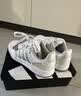 adidas ENTRAP美式校园风运动鞋少年感复古篮球风板鞋阿迪达斯   白色/金属暗银   43 实拍图
