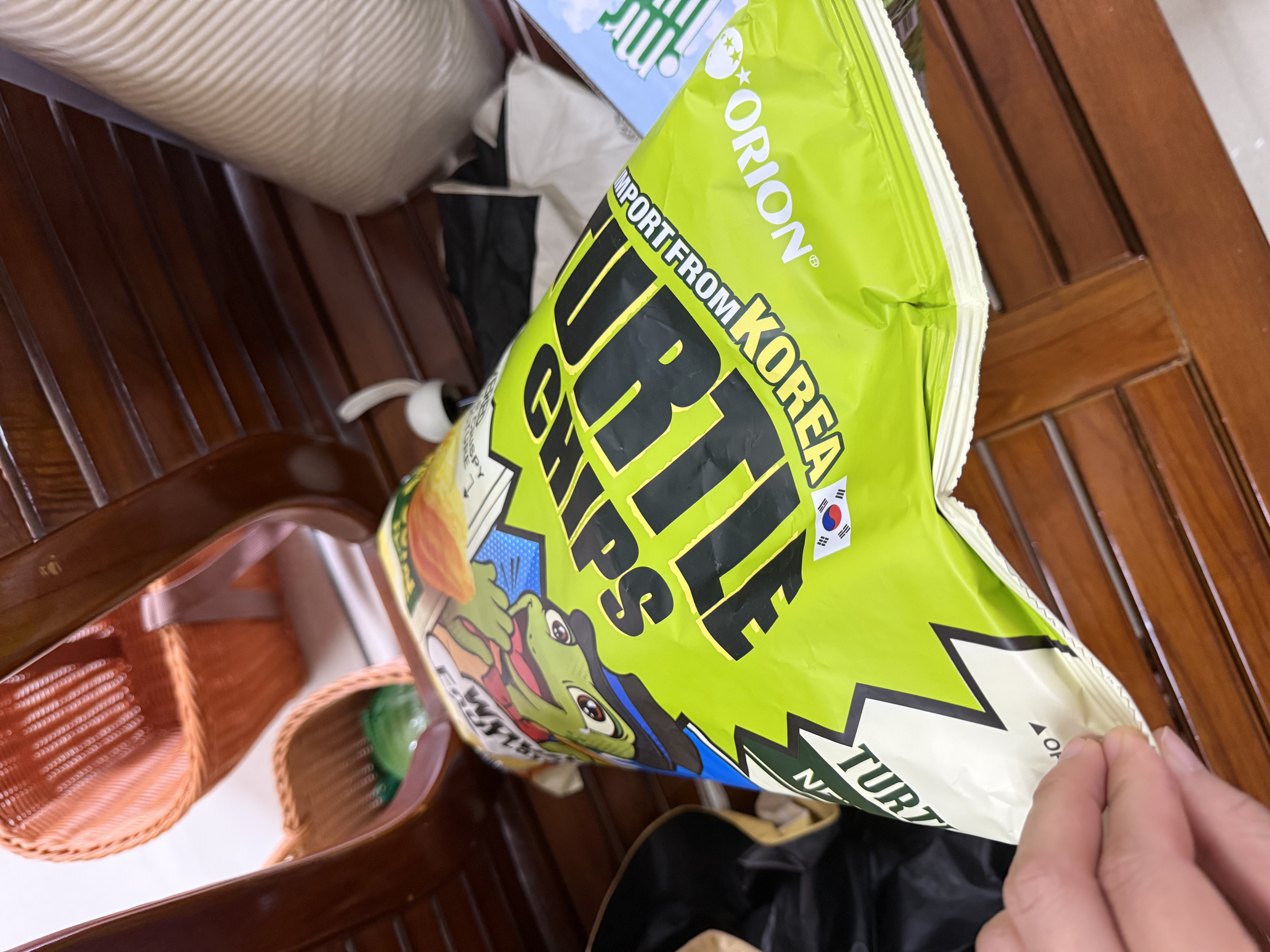 好丽友 韩国进口 龟壳形甜玉米味脆片(膨化食品) 481g 481g 实拍图