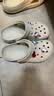 卡骆驰（CROCS）贝雅卡骆班洞洞鞋|205089 冬日白/彩色-1LI   37 /38(230mm)   实拍图