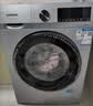 西门子（SIEMENS）小晶钻优享 10KG大容量全自动滚筒洗衣机自带烘干 洗烘一体 蒸气护理 WN52B2U08W 实拍图