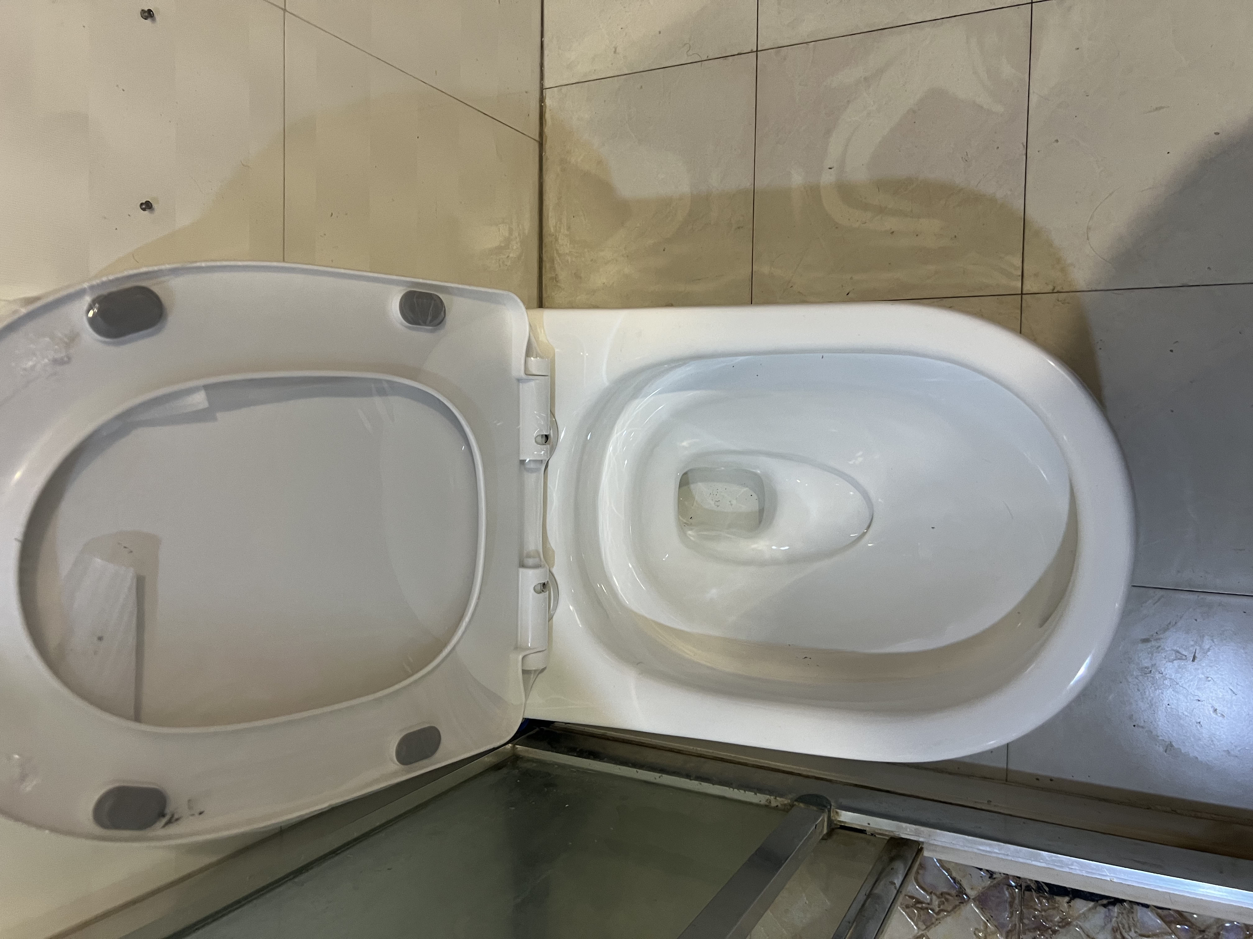 MAKAOBALA马桶家用坐便器虹吸式大口径卫生间小户型潮州防溅节水大冲力坐厕 洁净5（环绕虹吸式）10.0管道 通用坑距（不一定靠墙） 实拍图