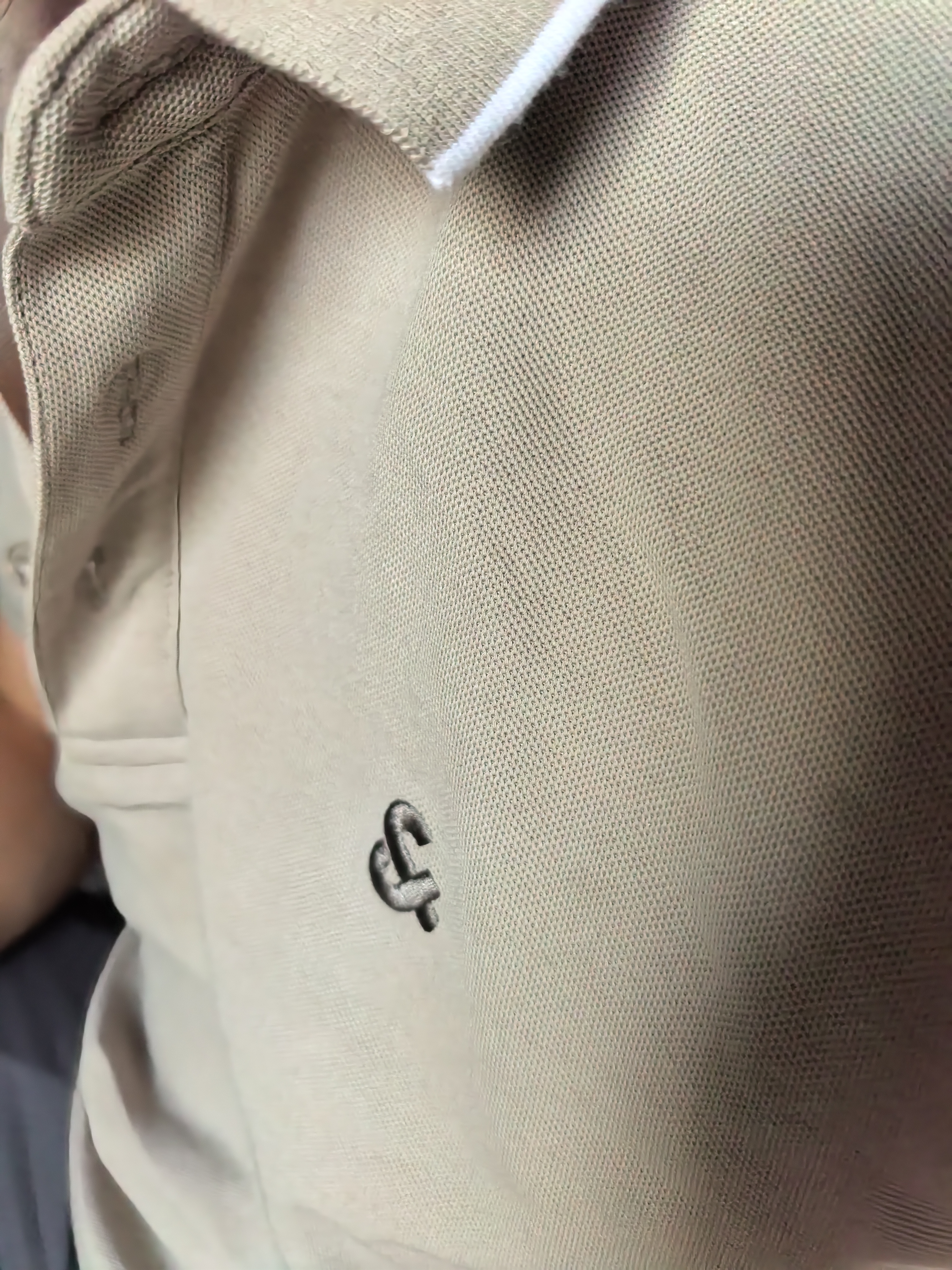 杰克·琼斯（JACK&JONES）26年新款polo衫男士夏季撞色翻领商务休闲刺绣logo短袖T恤男装 伦敦雾C02 M 175 实拍图