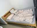 图柔【顺丰闪发】床实木床现代简约双人床主卧大床单人床出租床 单床【促销款】 1.5*2米 框架结构 实拍图