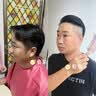 奥克斯（AUX）剃头理发器电推子成人电推剪婴儿电动剪发器家用儿童剃头刀剪头发推子剪刀理发工具套装 豪华全配款【精钢双剪+备用刀头+美发礼包】 实拍图