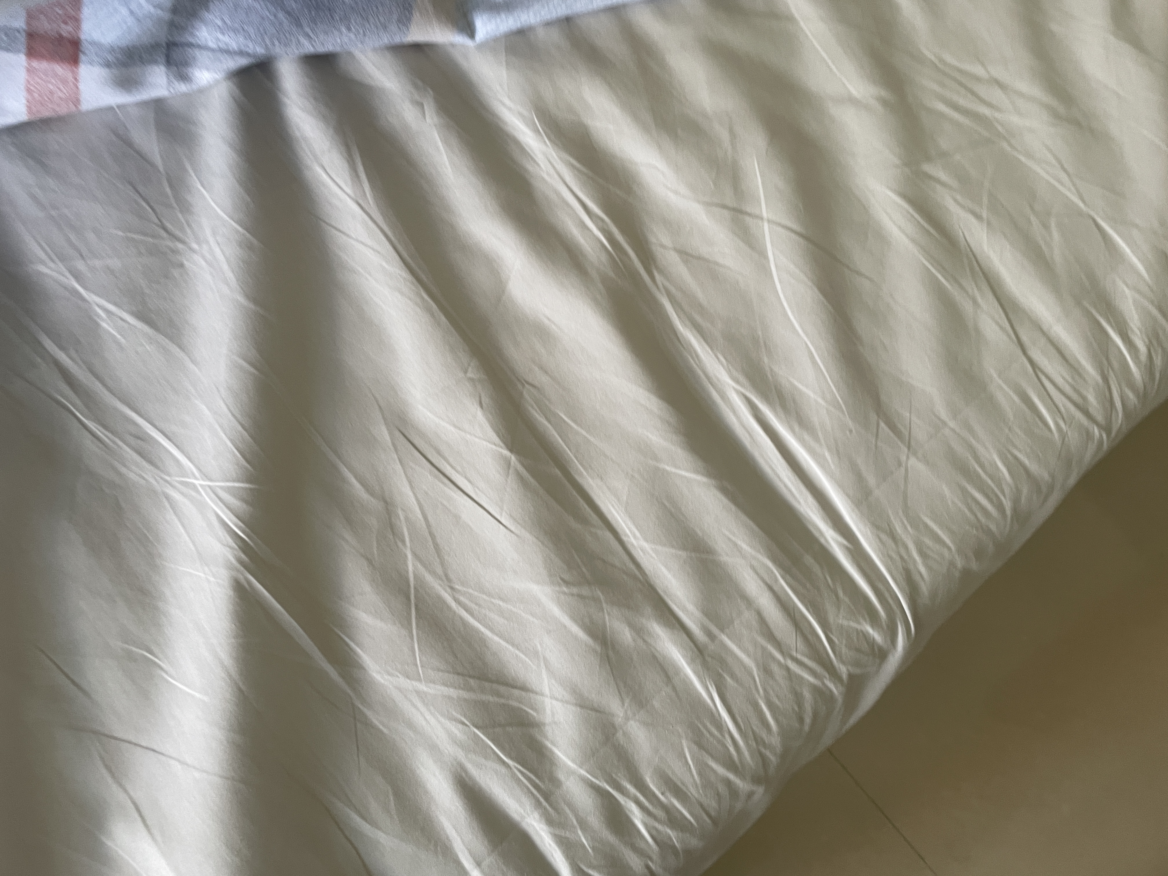 京东京造100%纯棉四件套全棉床单被套抑菌套件床上用品200*230cm1.5/1.8米床 晴空蓝 实拍图