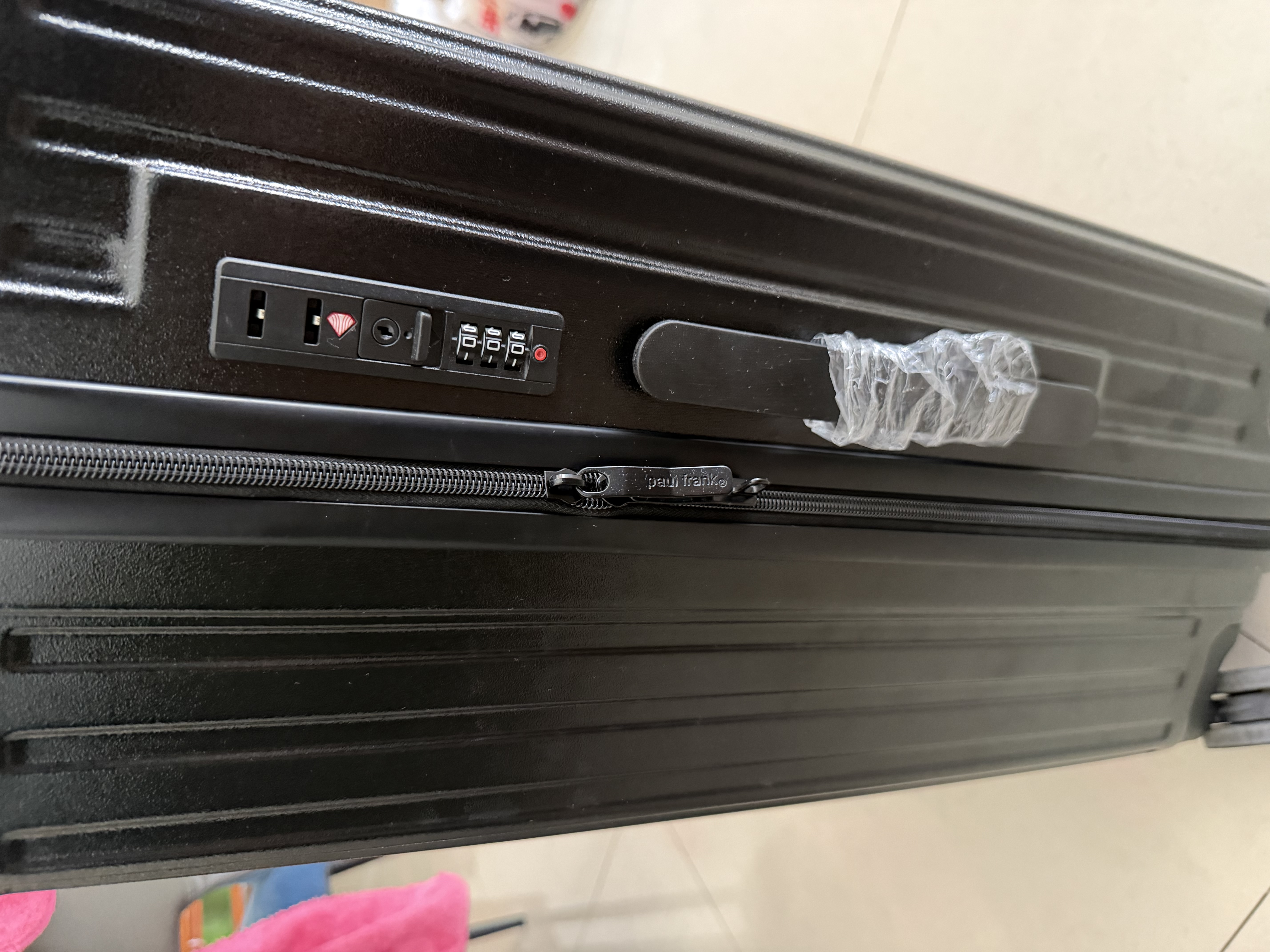 大嘴猴（paul frank）行李箱男旅行箱24吋拉杆箱女轻音万向轮商务皮箱防刮拉链密码箱 实拍图