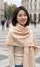 恒源祥100%纯羊毛空调披肩女士秋办公室披风女生围巾送妈妈教师节礼物 实拍图