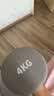 Keep哑铃女男健身家用彩色浸塑环保手铃亚铃全身塑形岩石灰4kg*2 实拍图