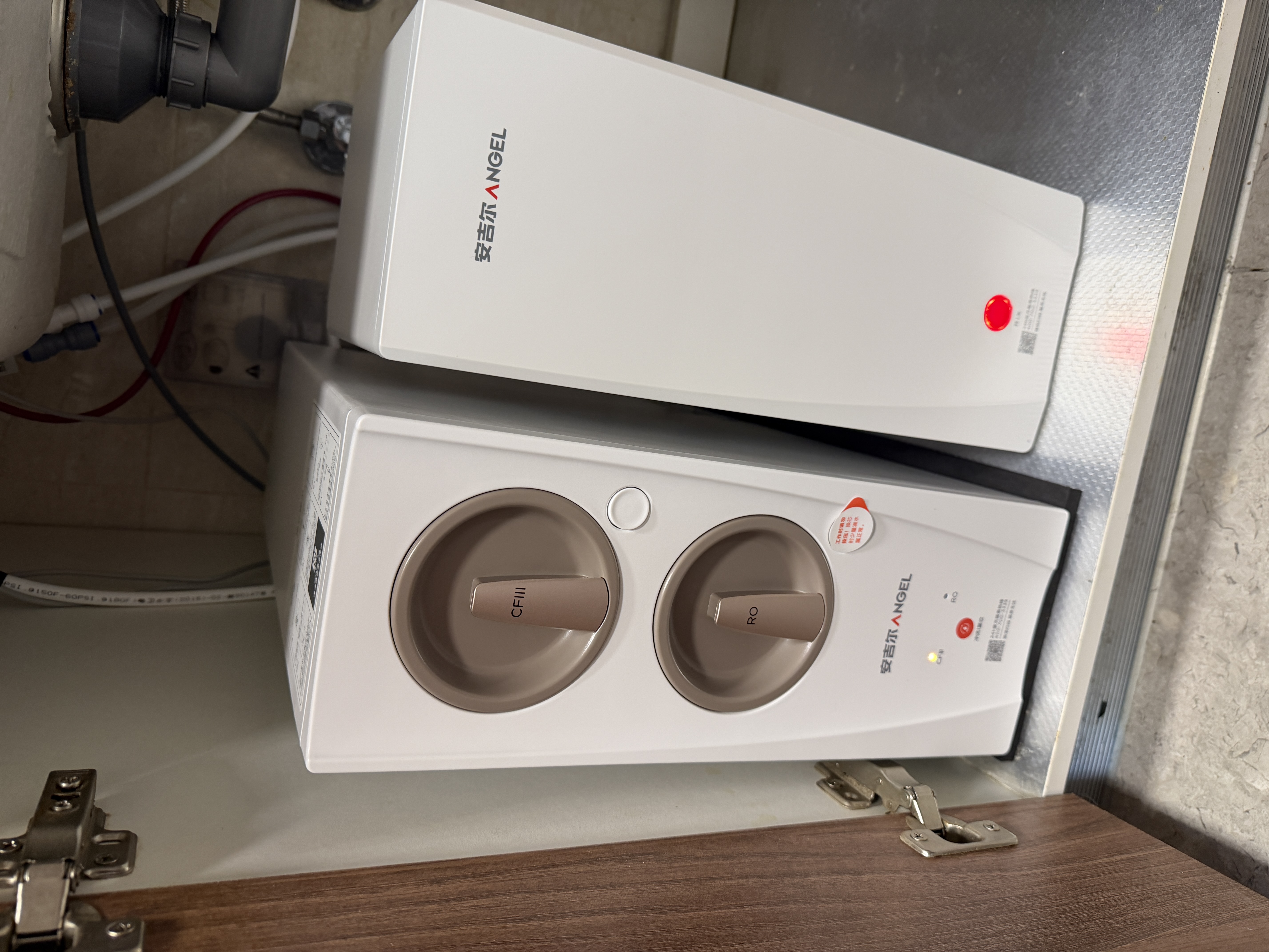 安吉尔玉龙Ultra真开水净水器1000G家用厨下式加热直饮机2000G温热水流速J3661-ROC126H 型 实拍图