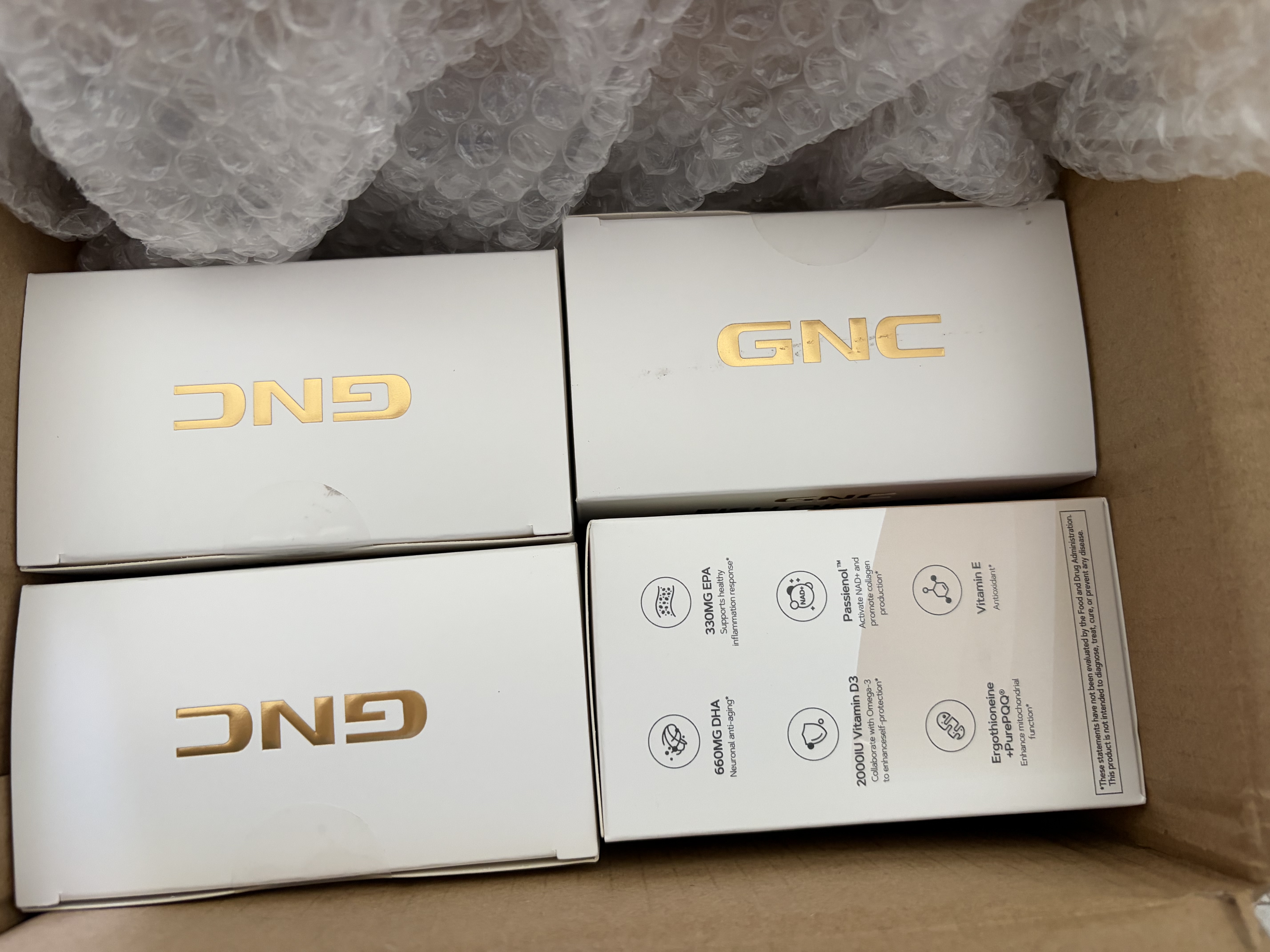 GNC黑珍珠健安喜深海97鱼油omega3女生成人女性麦角硫因pqq亮白 实拍图