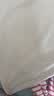 蕉下（beneunder）正肩棉质短袖T恤女士轻薄透气休闲百搭圆领上衣女 【云柔棉】橡灰米 L 实拍图