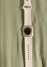 Apple/苹果 Watch S11 智能手表GPS款42毫米玫瑰金色铝金属表壳淡桃粉色运动型表带S/M MEUN4CH/B 实拍图