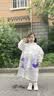 牧萌儿童雨衣男童学生上学专用带书包位女童防雨服幼儿园雨披 实拍图