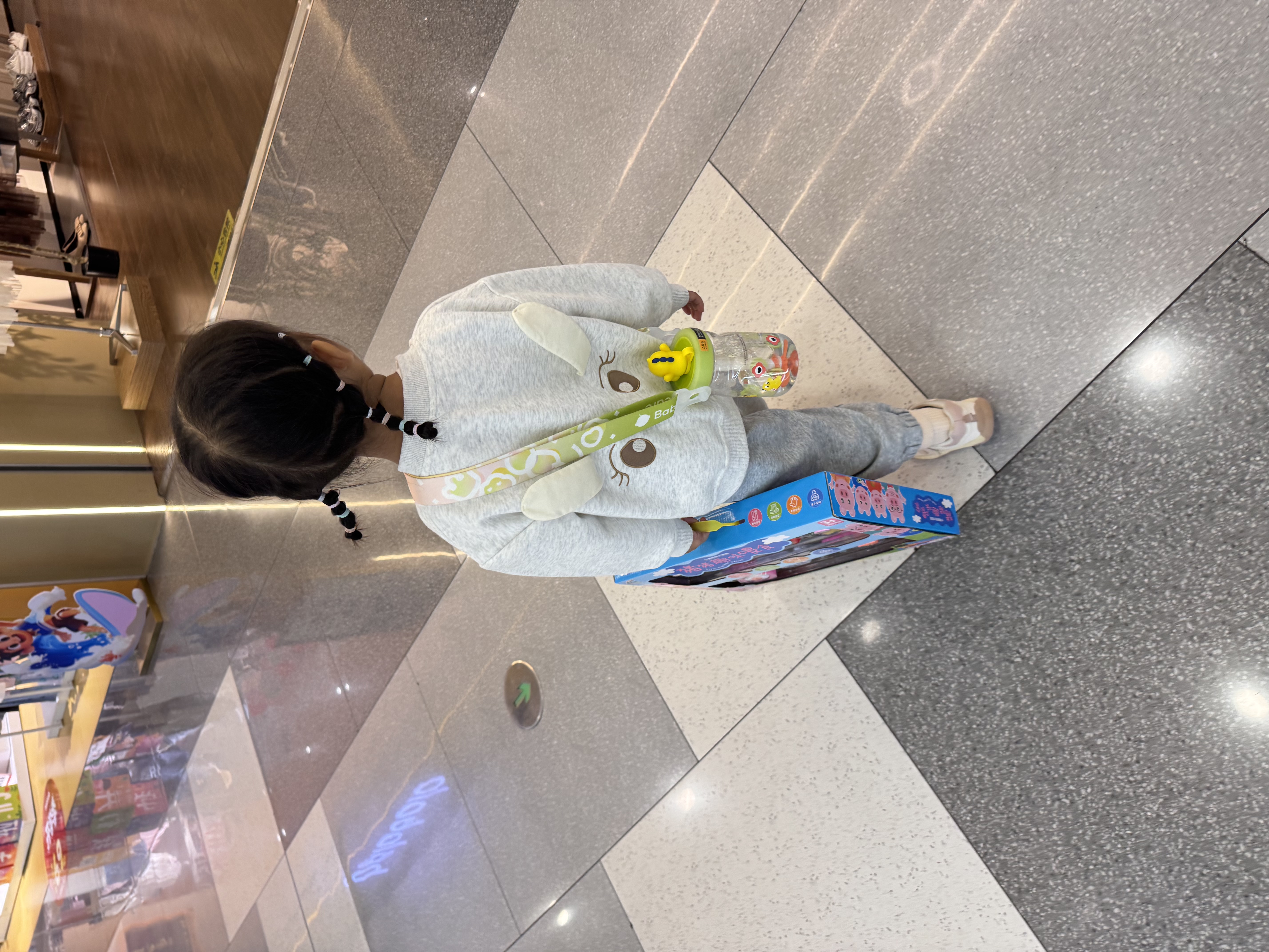 babycare恐龙吸管水杯儿童吸管杯大宝宝直饮杯幼儿园小学水壶浅草青 实拍图